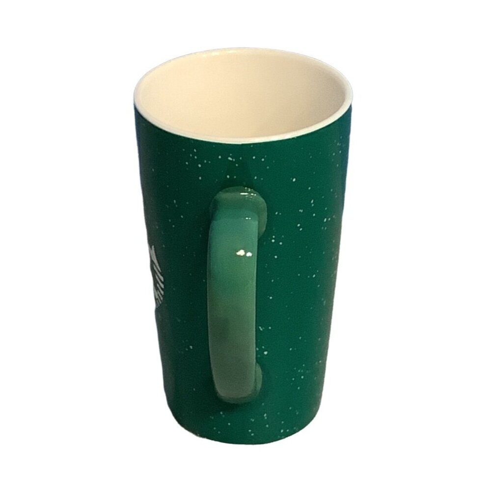 Starbucks Coffee Mug 16oz Green Speckled Tall Mermaid Ceramic Cup Drink Hot 2020 - Picture 3 of 7